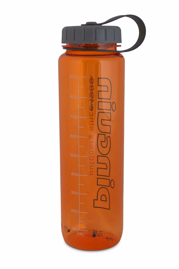 Objemové rysky po 50 ml na fľaši Pinguin Tritan Slim Bottle 1,0 l