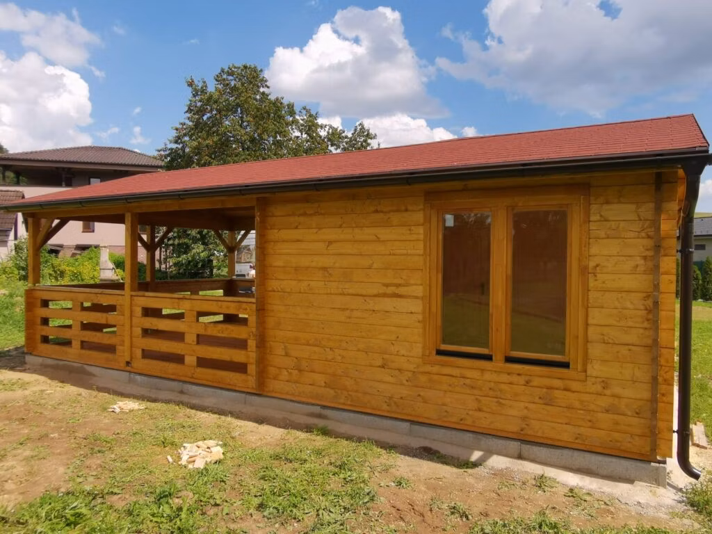 Drevená chatka Suzy MAX 8,4m x 4,6m