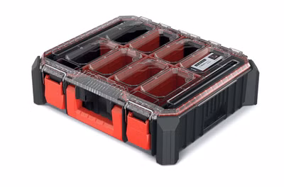 Organizér C BLOCK BRIDGE s priehradkami 44,5x36,8x12,2 cm - farba: čierna