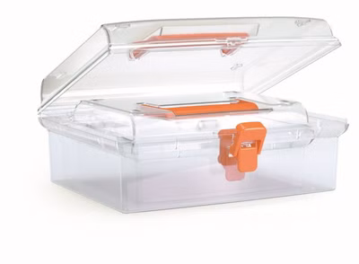 Plastové organizéry NUF SET 245x214x100 mm - farba: oranžová