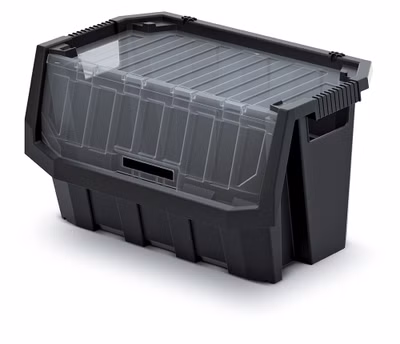 Plastový uzatvárateľný box TRUCK MAX PLUS 580x380x342 mm - farba: čierna