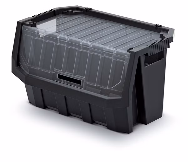 Plastový uzatvárateľný box TRUCK MAX PLUS 580x380x342 mm - farba: čierna