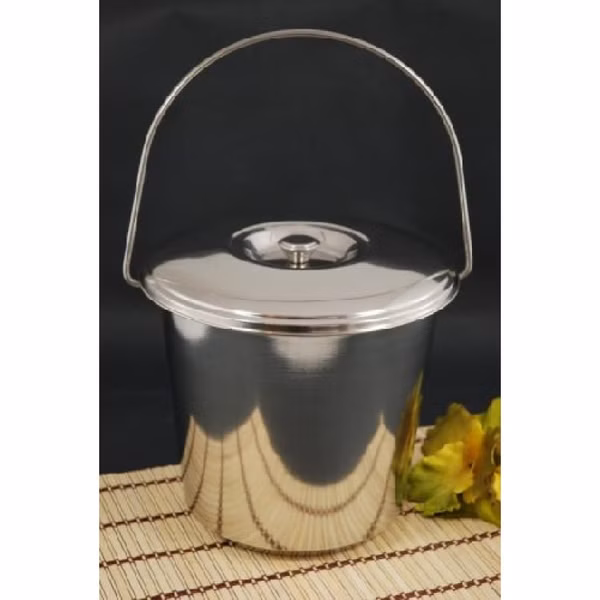 Nerezové vedro s vekom 5l