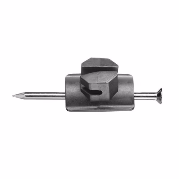 Izolátor pre elektrický ohradník s klincom 70 mm, pre lanko, drôt - 25 ks