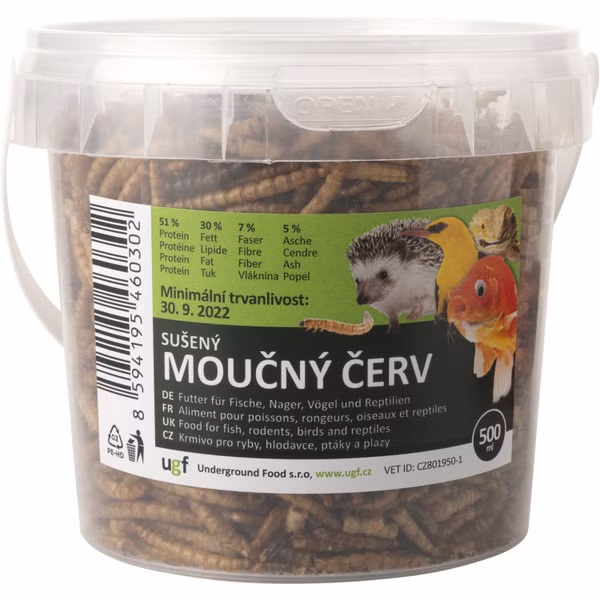 Múčny červ 0,5l (80g)