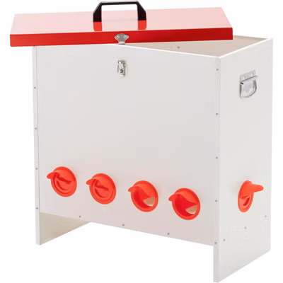 Násypné kovové krmítko AGF-10 - na 50 kg krmiva