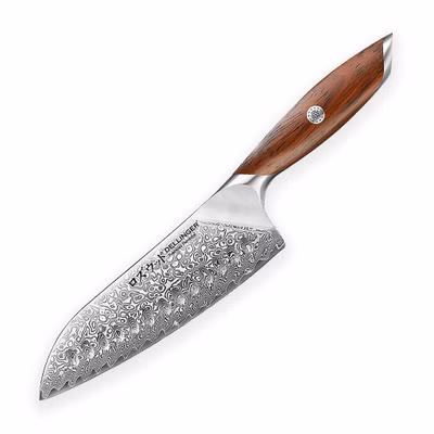 Nôž Dellinger Santoku 185 mm Rose Wood Damascus®