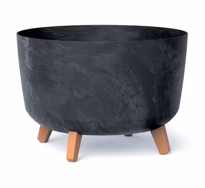 Kvetináč GRACIA BETON EFFECT 33,9 cm - farba: antracitová