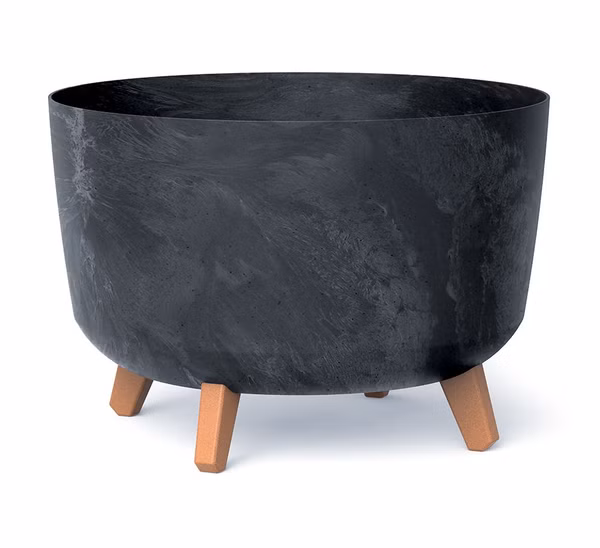 Kvetináč GRACIA BETON EFFECT 33,9 cm - farba: antracitová