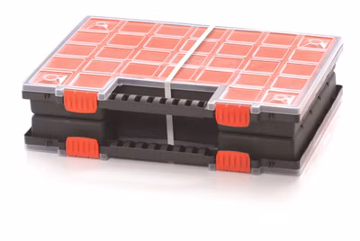 Plastový organizér NORB DUO (2x KNO40305B) 399x303x100 mm