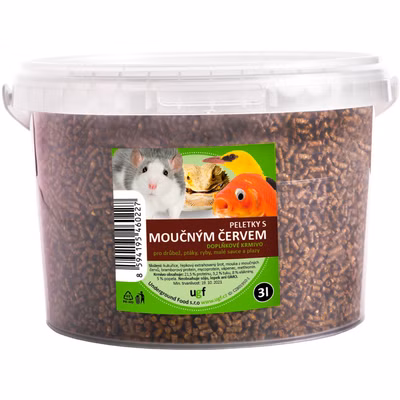 Peletky s múčnym červom 3l (2kg)