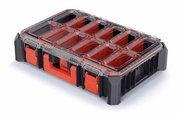 Organizér X BLOCK BRIDGE s priehradkami 543x368x122 mm - farba: čierna