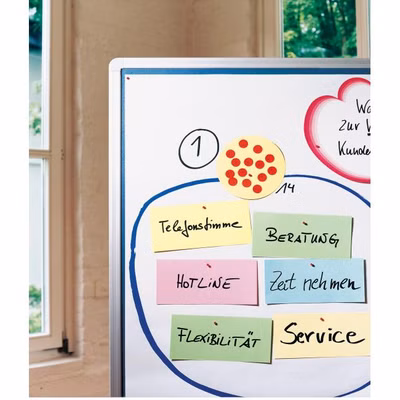 Moderačný papier 100 ks biely