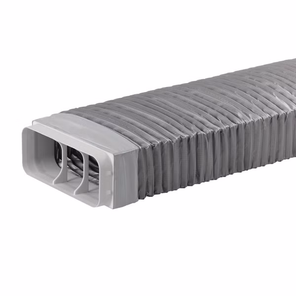 P-RBFLEX - flexo potrubí ploché (250-550 mm), světle šedé