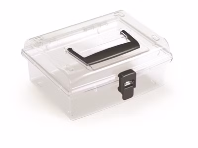 Plastový organizér NUF LOW 195x174x85 mm - farba: čierna