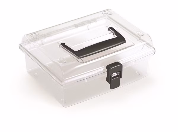 Plastový organizér NUF LOW 195x174x85 mm - farba: čierna