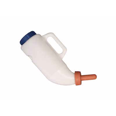 Fľaša pre teľatá 2 ls niplom (cumlíkom)