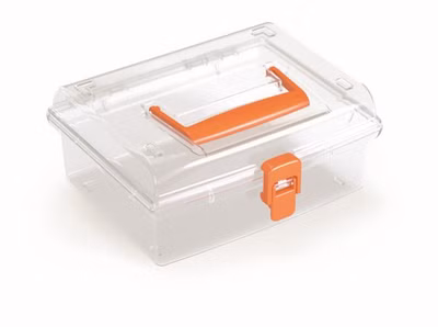 Plastový organizér NUF LOW 195x174x85 mm - farba: oranžová