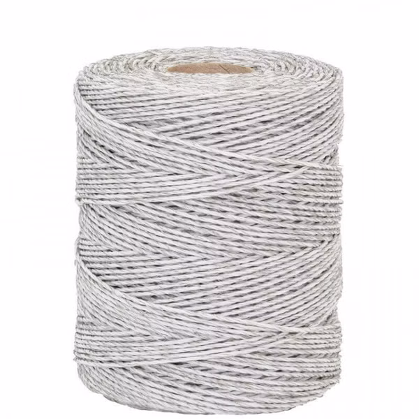 Lanko pre elektrický ohradník, priemer 3 mm, biele