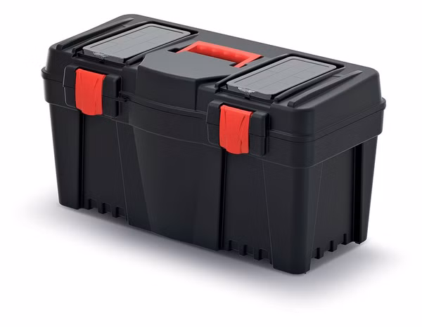 Plastový kufor na náradie CALIBER 597x285x320 mm