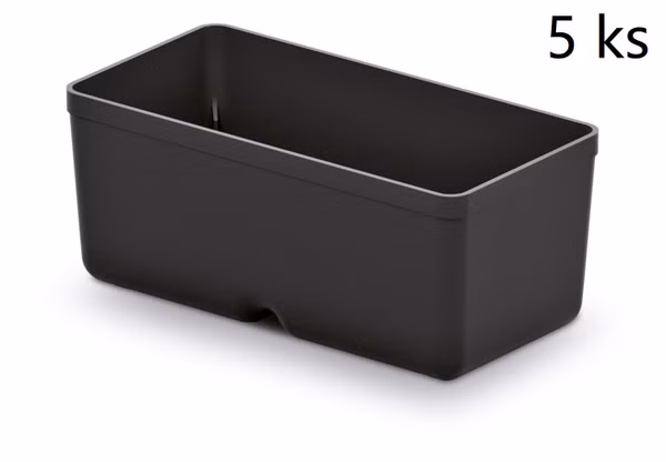 Sada 5 plastových boxov na náradie UNITE BOX 110x55x132 čierna