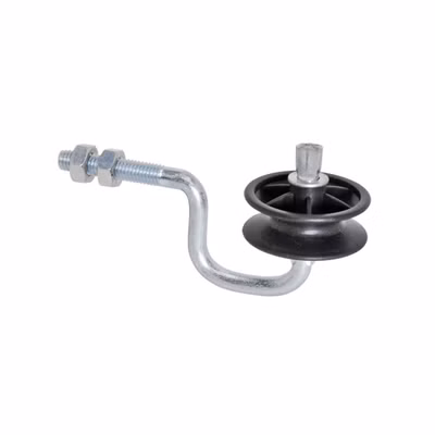 Izolátor pre elektrický ohradník, rohový kruhový, pre lanko a lano, závit M6 - 4 ks