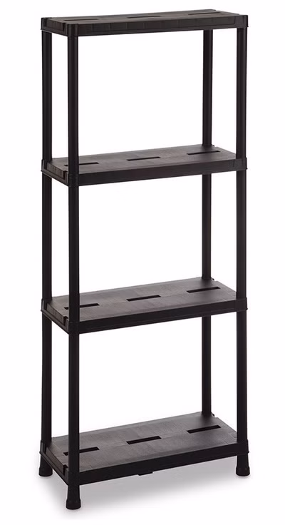 TOOMAX UNIVERSAL PRO 63-4 plastový regál - čierna