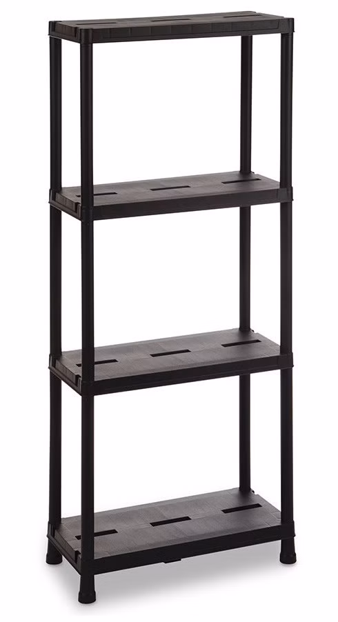 TOOMAX UNIVERSAL PRO 63-4 plastový regál - čierna