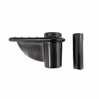 Izolátor pre elektrický ohradník, nášľap s vnútornou klieštinou pre sklolaminátové tyčky - 10 ks