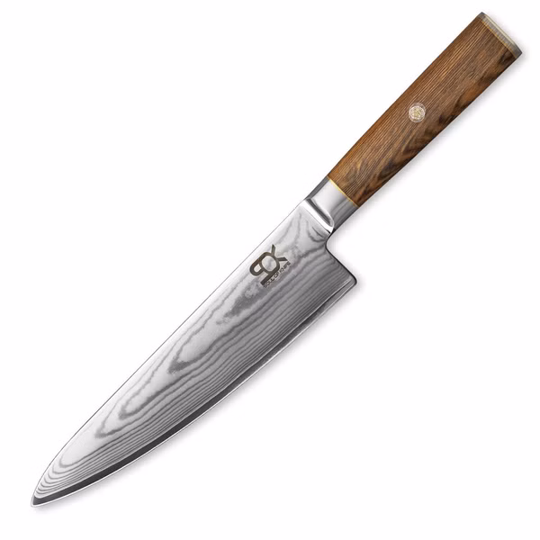 Nôž SOK kuchyňský Chef/Gyuto 210 mm Cocobolo White Damascus