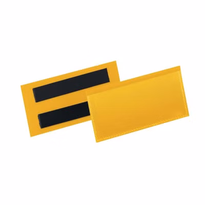 Magnetické vrecko na štítok 100 x 38 mm 50 ks žlté
