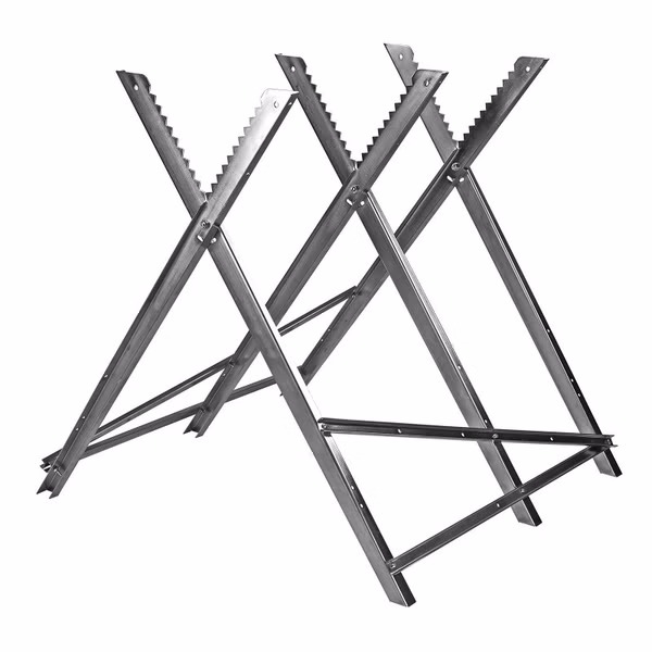 Kovová koza na rezanie dreva