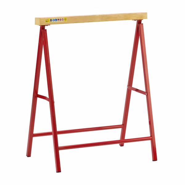 Skladacia stavebná koza s drevenou podperou 60 cm