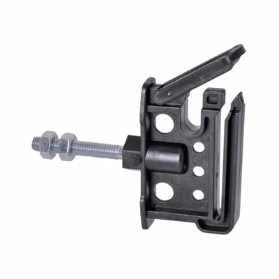 Izolátor k elektrickému ohradníku plochý pro pásku do 40 mm a lanko do 6 mm, metrický závit M6 - 25 ks