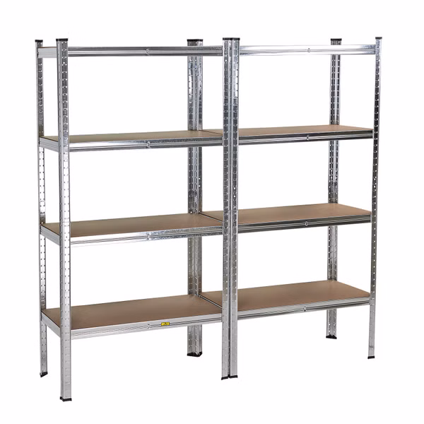 Bezskrutkový regál 8P 65 kg 160x160x40 cm Twin