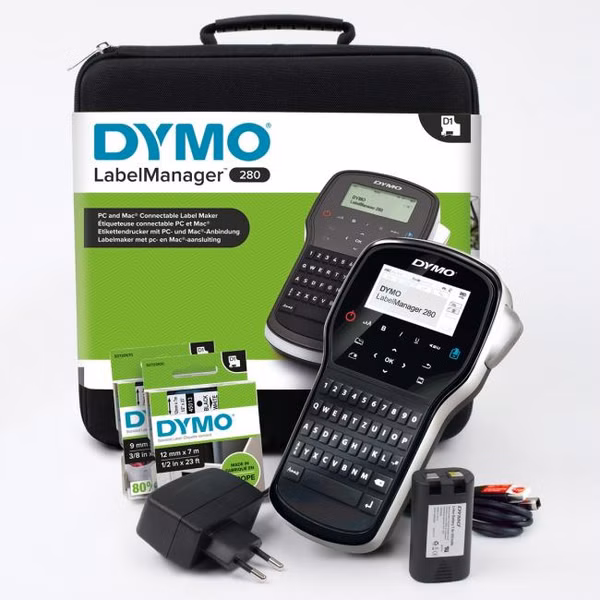 Dymo LM 280 tlačiareň štítkov kufríková sada