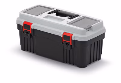 Kufor na náradie OPTIMA 540x278x269 mm - farba: sivá