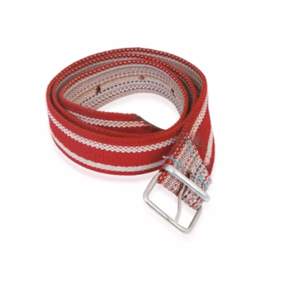 Obojok pre dobytok červená/biela 60cm
