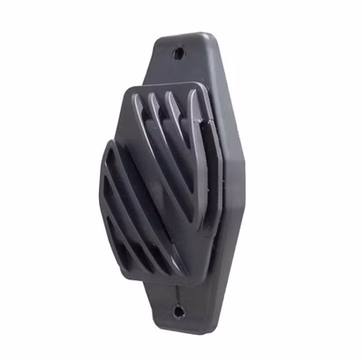 Izolátor pre elektrický ohradník plochý, pre pásku do 40 mm, na klinec, skrutka - 10 ks