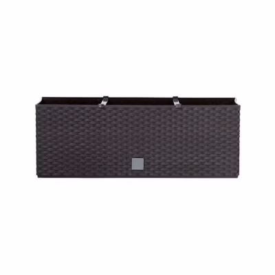 Samozavlažovací kvetináč Prosperplast Rato Case 51,4 x 19 x 18,6 cm hnědý