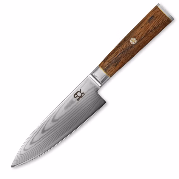Nôž SOK kuchyňský Chef/Gyuto 152 mm Cocobolo White Damascus