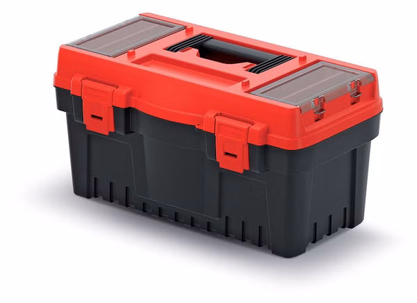 Kufrík na náradie EVO 476x260x256 mm - farba: červená