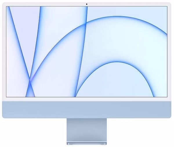 Apple iMac 24" (2021) 4,5K Retina M1 / 8-jadrové GPU / 8 GB / 512 GB MGPL3SL/A modrý