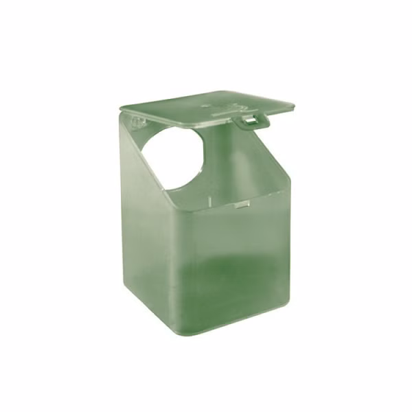 Kŕmidlo alebo napájačka s 1 otvorom - zelené - GAUN 30165