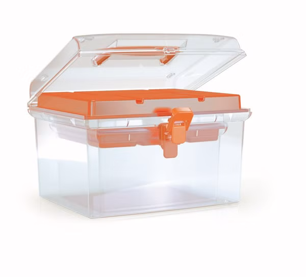 Plastové organizéry NUF SET 245x214x158 mm - farba: oranžová