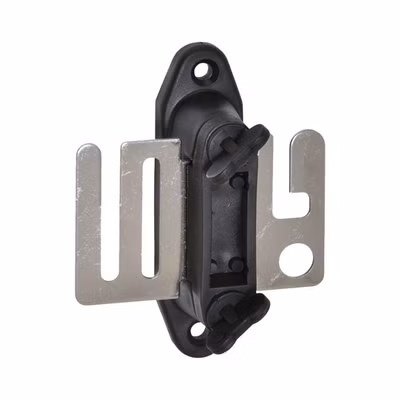 Izolátor pre elektrický ohradník k vchodovej bránke, plochý pre pásku do 40 mm, na klinec alebo vrut - 4 ks