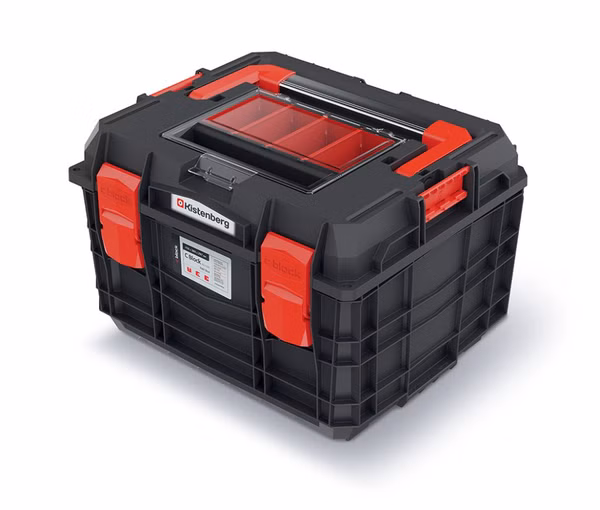 Kufrík na náradie C BLOCK ALU LOG 45x38x29,7 cm - farba: čierna