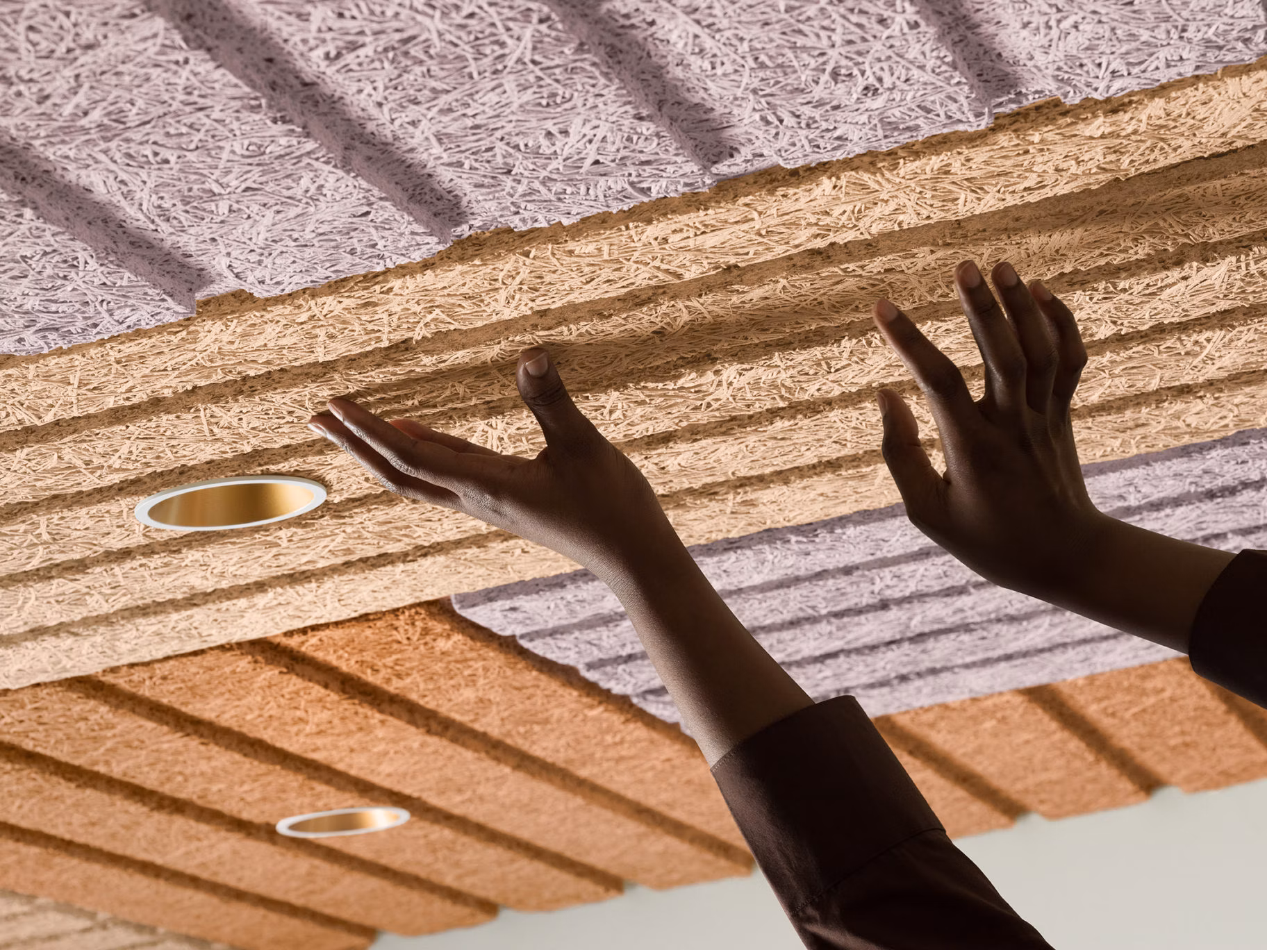 akusticke panely wood wool uplne ekologicky material