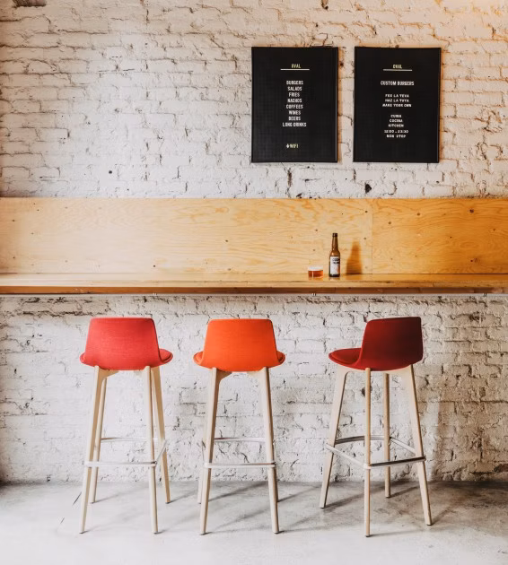 lottus wood stool
