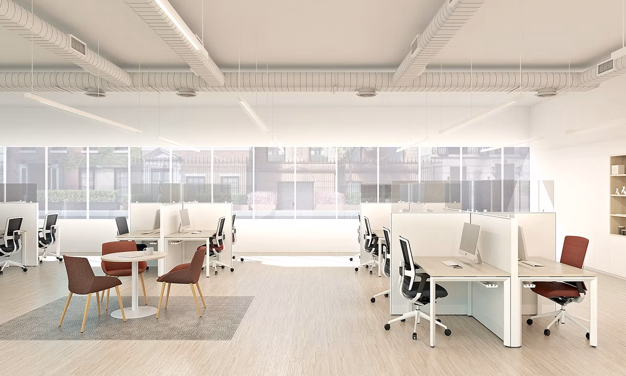 priestranny open office na vizualizacii
